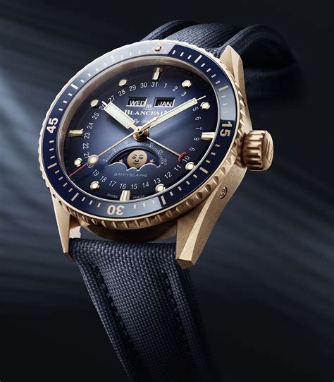 blancpain fifty fathoms bathyscaphe.